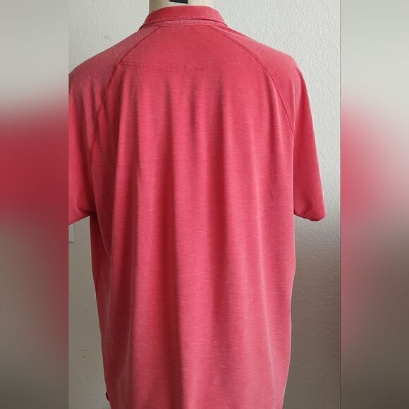 Rhone Men's Size XXL Tomato Red Delta Pique Polo Shirt - Picture 5 of 13